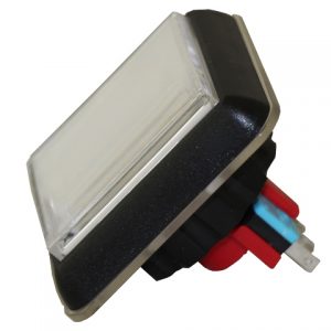 Button, IGT G20/22 Large Square 51mm with T8 12volt LED