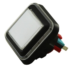 Button, IGT G20/22 Small Square 39mm with T5 12volt LED