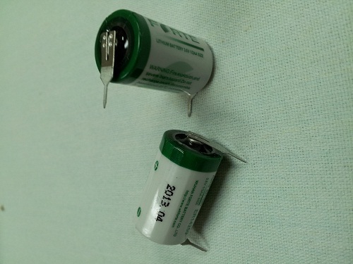 ER14250  1/2AA LITHIUM BATTERY 3.6V with PINS