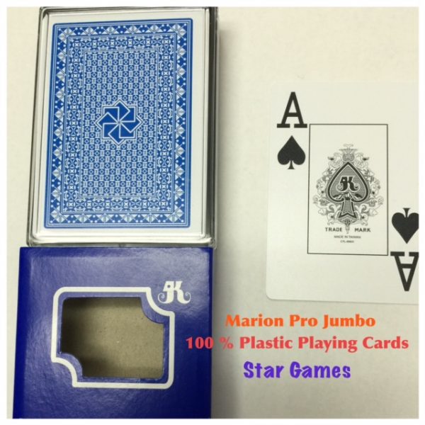 Mario Pro Poker Jumbo Plastic Cards