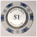 Monte Carlos Poker value chip rolls of 25 pc