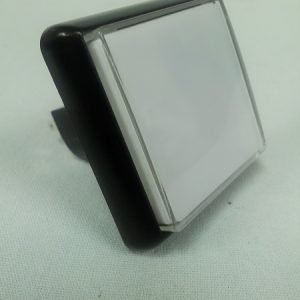 REPLACEMENT GAMESMAN LARGE SQUARE WHITE PUSHBUTTON FOR GPB570