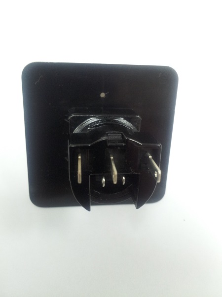 REPLACEMENT GAMESMAN LARGE SQUARE WHITE PUSHBUTTON FOR GPB570