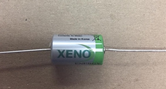 XENO XL050F  1/2AA LITHIUM BATTERY 3.6V with PIGTAILS